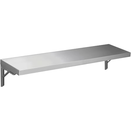 Amgood 12 in. x 48 in. Stainless Steel Folding Wall Shelf AMG-FWS-1248